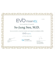 EVO Visuan ICL 인증